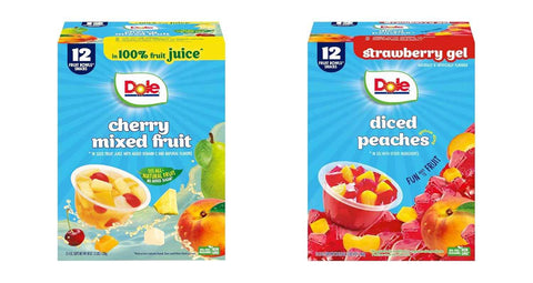 Dole Fruit Bowls Pineapple Tidbits, 4oz, 36 Total Cups | In 100% Juice Snacks, Gluten & Dairy Free, Bulk Lunch Snacks for Kids & Adults