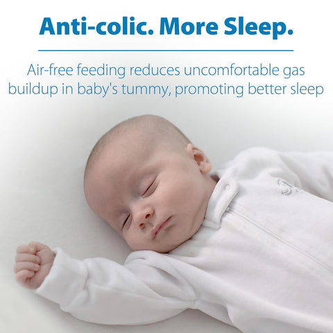 Dr. Brown's Anti-Colic Options+ Wide-Neck Baby Bottles, 9 oz, 4-Pack
