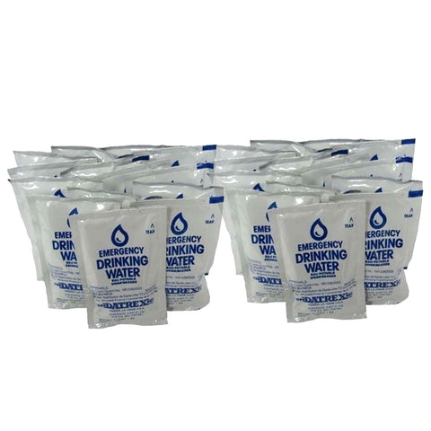 Datrex Emergency Water Packet 4.227 oz - 3 Day/72 Hour Supply (18 Packs) , White