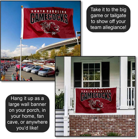 College Flags & Banners Co. USC Gamecocks Wordmark College Flag