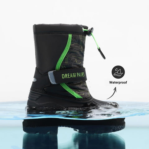 DREAM PAIRS Unisex Snow Waterproof Winter Boots