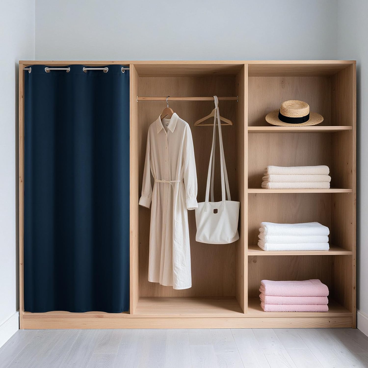 Joydeco Door Curtain Blackout Curtains for Doorway Privacy Closet Drapes