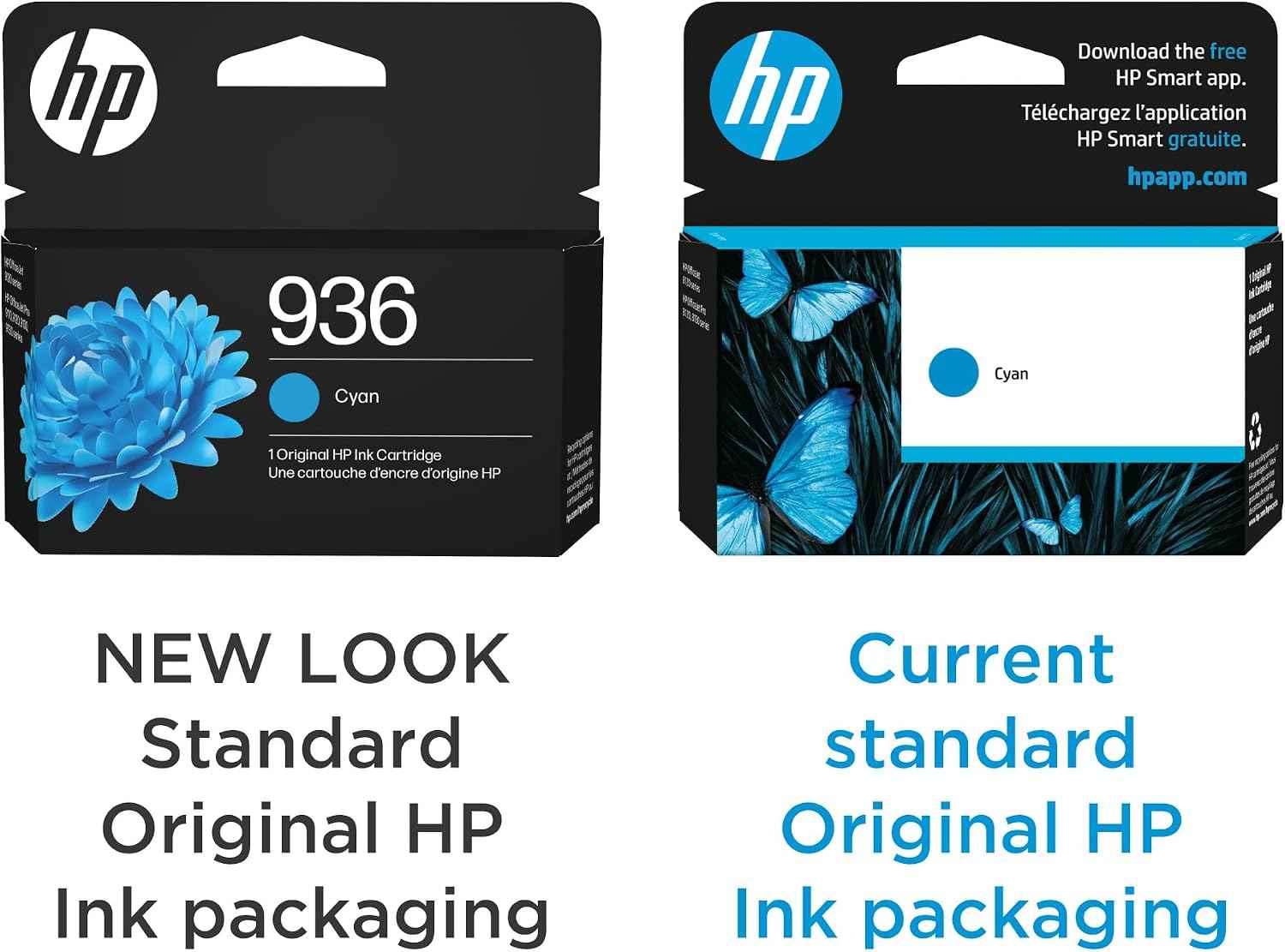 HP 936 Cyan Ink Cartridge | Works with OfficeJet 9120, Pro 9110, 9120, 9130, Wide Format 9730 Series | Eligible for Instant Ink | 4S6U9LN | Packaging May Vary