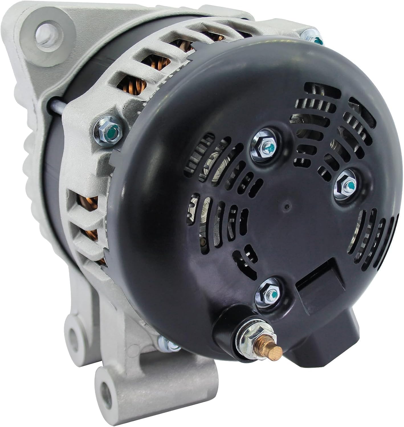 Alternator Replacement New 3.6L 170 AMP for 2009-2017 Chevrolet Traverse, 2007-2016 GMC Acadia, 2007 2008 2009 2010 Saturn Outlook, 2008-2017 Buick Enclave, 23105717 25815839 AND0481 400-52153