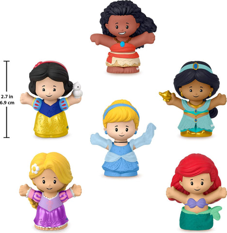 Fisher-Price Little People Disney Princess, 6 Figures Ages 18+ Months