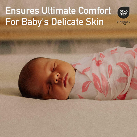 GLLQUEN BABY Muslin Swaddle Blankets 4Pk Receiving Blanket Large 35" x 40"