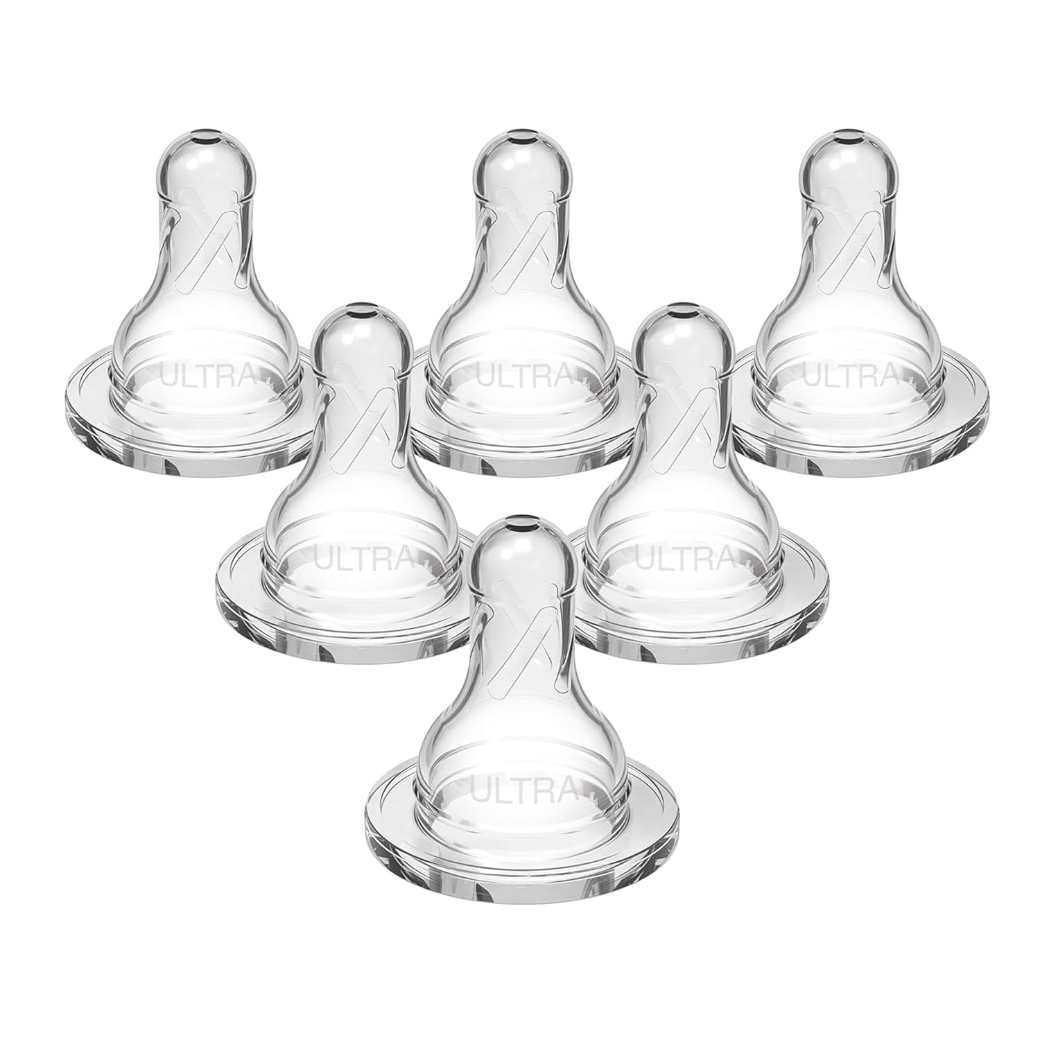 Dr. Brown's Narrow Anti-Colic Ultra-Preemie Baby Bottle Nipple, 0m+, 6-Pack