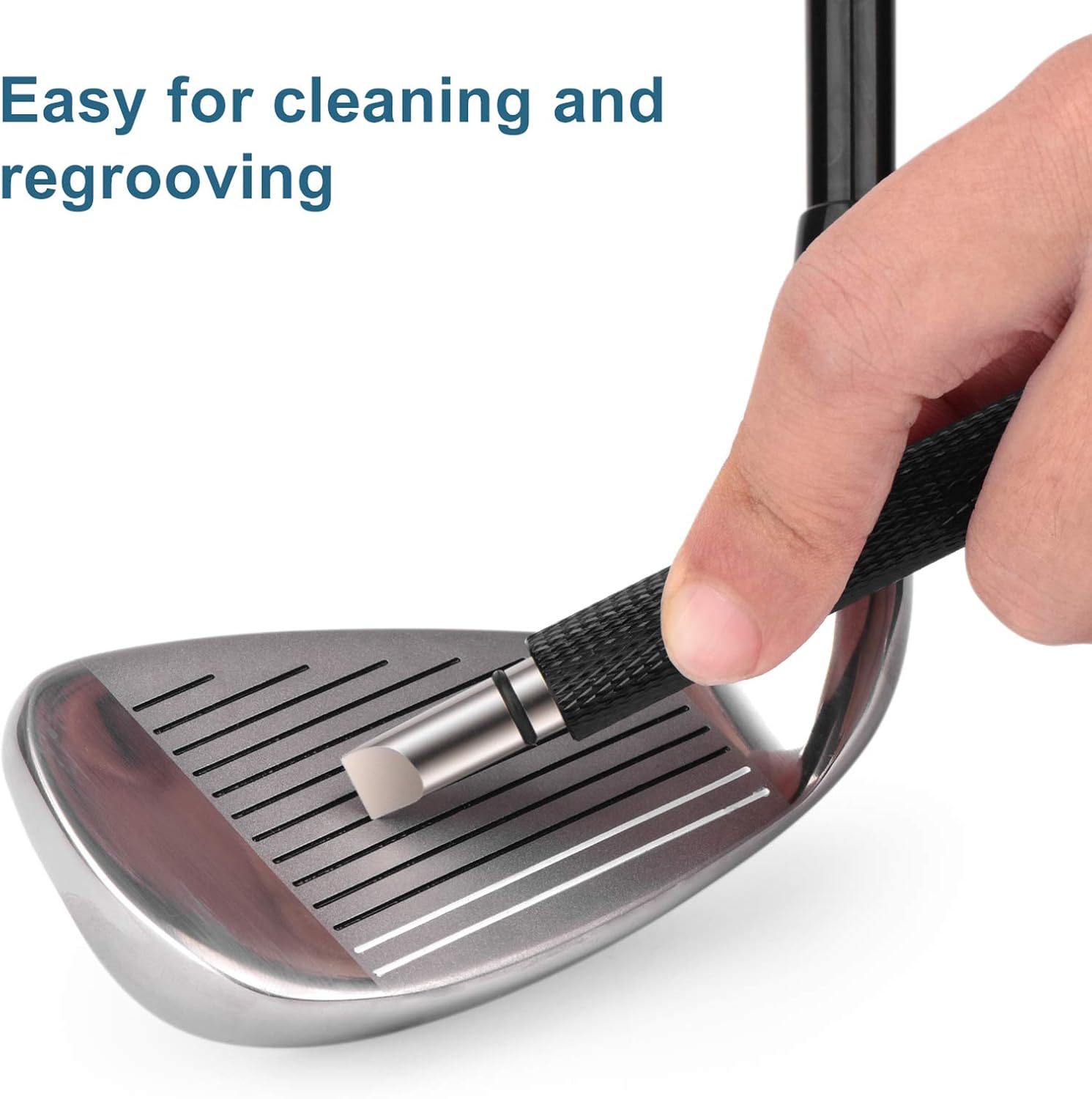 Bulex Golf Club Groove Sharpener, Suitable for U & V-Grooves