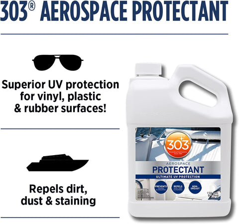 303 Marine Aerospace Protectant for Boat Vinyl, 1 Gallon