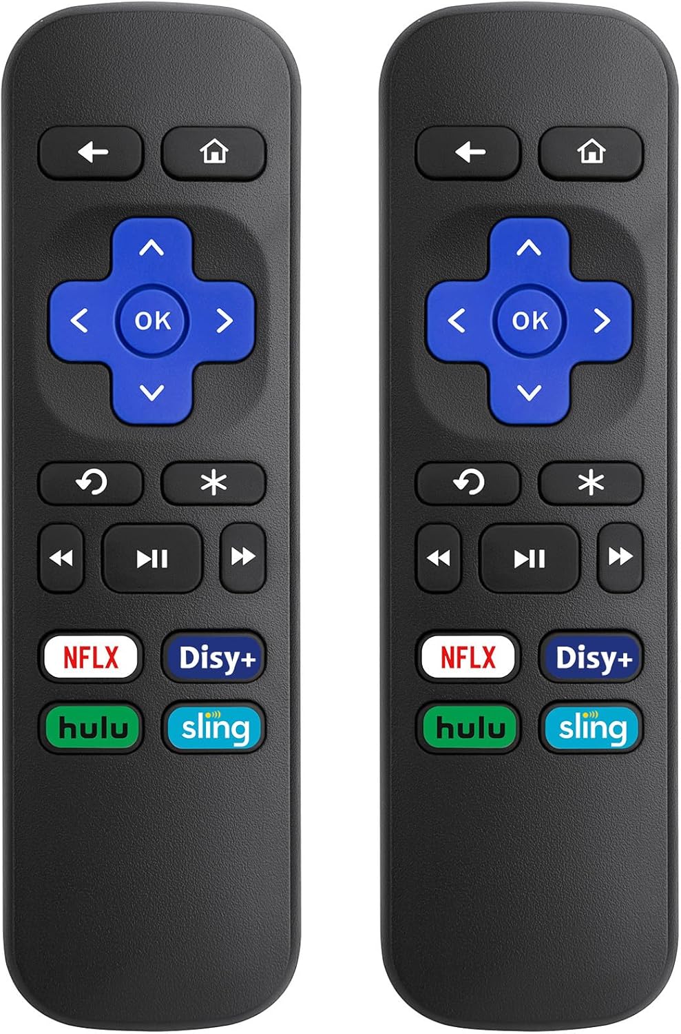 (2 Pack) Replacement Remote for Roku Box Express Player Premiere Control