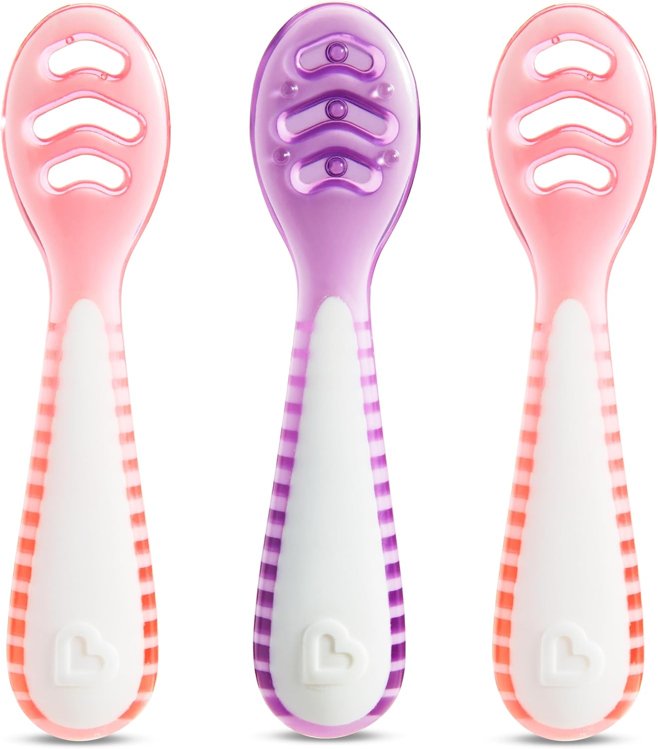 Munchkin® Gentle Dip™ Silicone Baby Spoons, 3 Pack