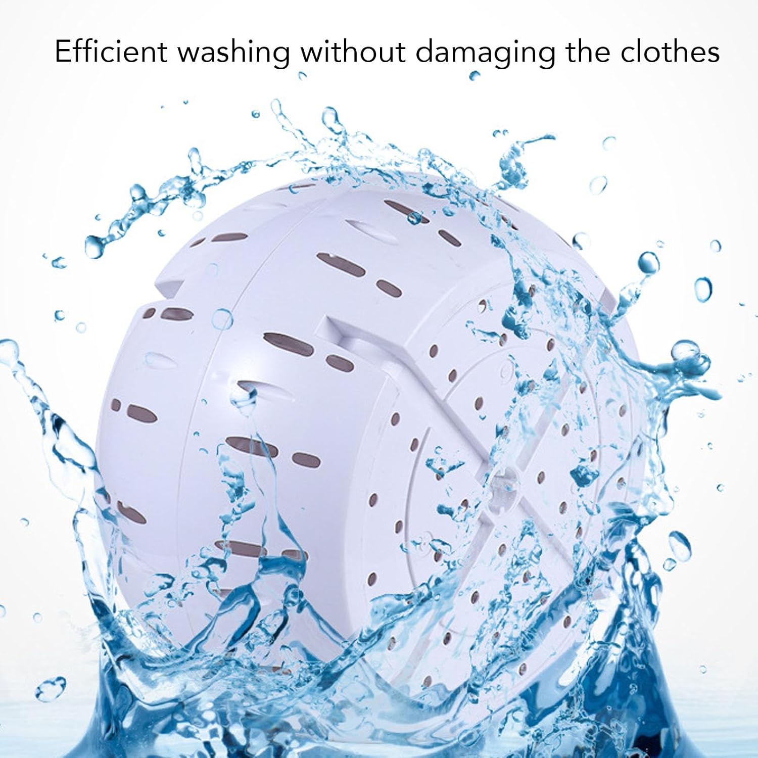 Gonetre Hand Crank Washing Machine Manual Clothes Washer Non Electric Portable Hand Crank Washing Machine For Dormitory Small Apartment RV Travel 27x38x38cm
