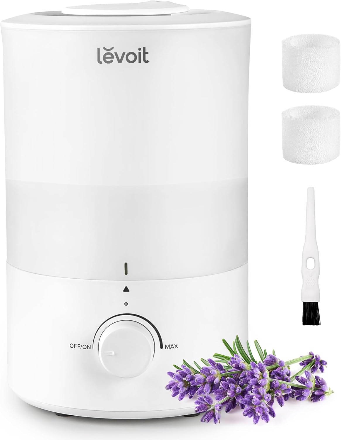 Levoit Humidifiers for Bedroom, Quiet, 3L Cool Mist, Essential Oil Diffuser