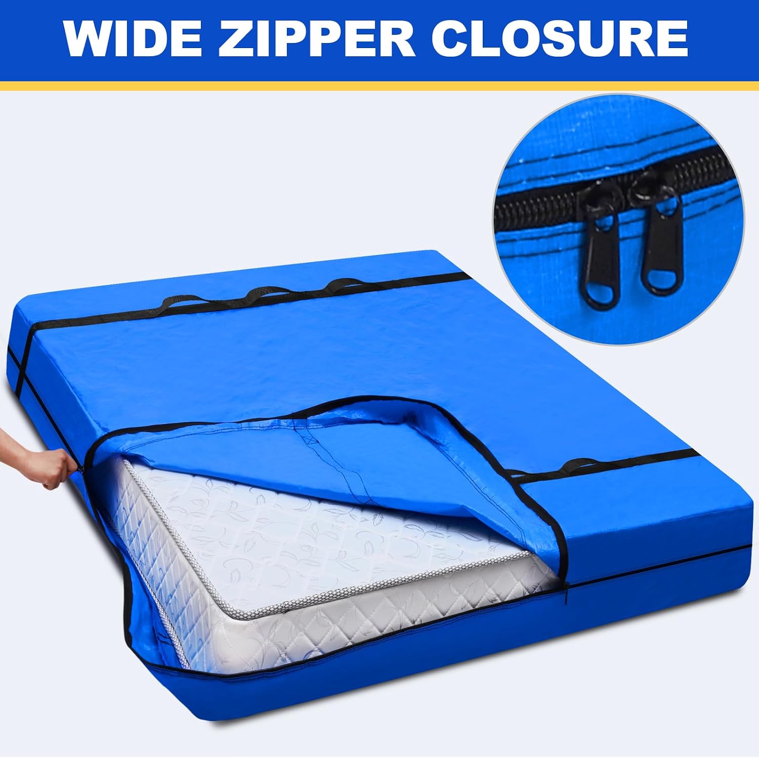 TICONN Mattress Bags for Moving, Heavy Duty Mattress Cover Storage Bag