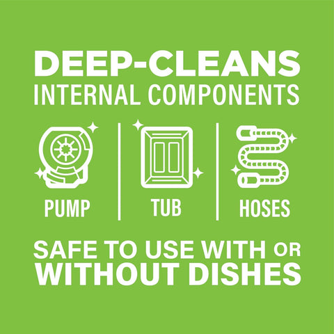 Affresh Dishwasher Cleaner, Mess-Free Deep-Cleaning Tablet, 6 Month Supply
