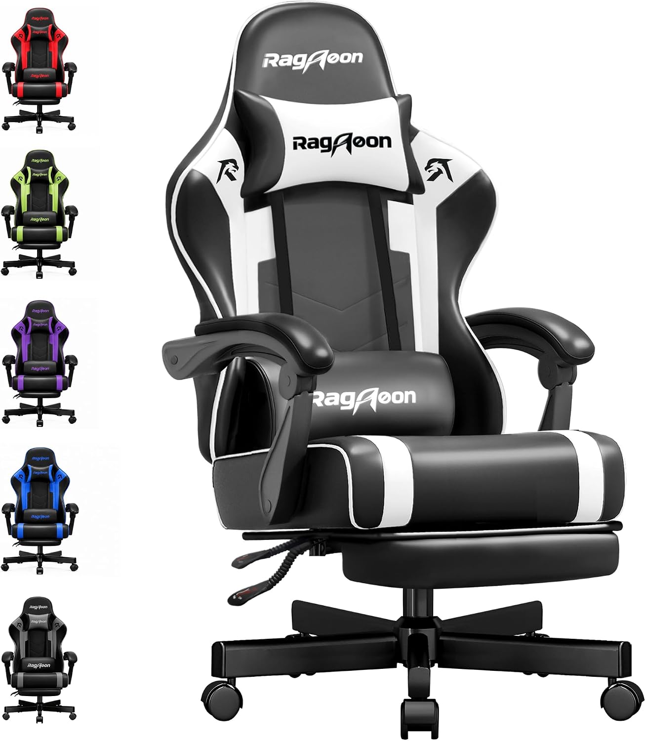 Gaming Chair for Adults Gamer Game Ergonomic PC Chair, 7-Point Support