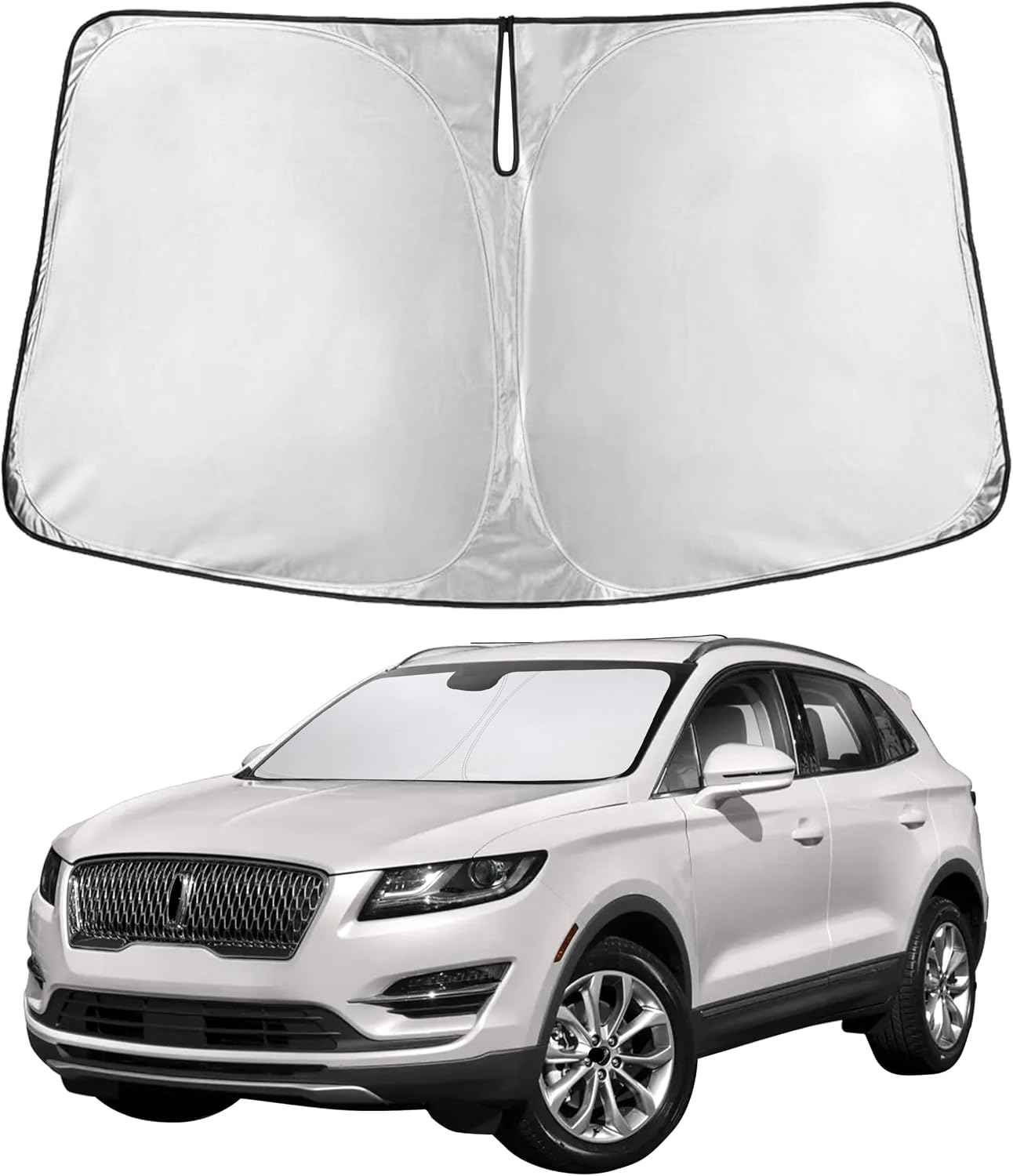EcoNour Windshield Sunshade Compatible for Lincoln MKC 2015-2017 2018 2019