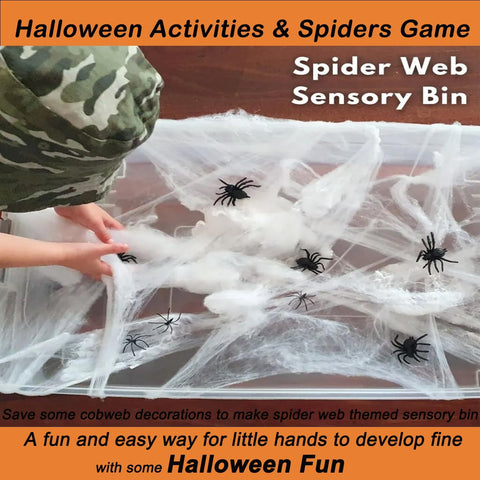 300 sqft Spider Webs Halloween Decorations, Super Stretchy Web Cobwebs with 10 Glow Fake and Creepy Black Spiders White Webbing Haunted House Party Supplies Spooky Home Office Yard Decor