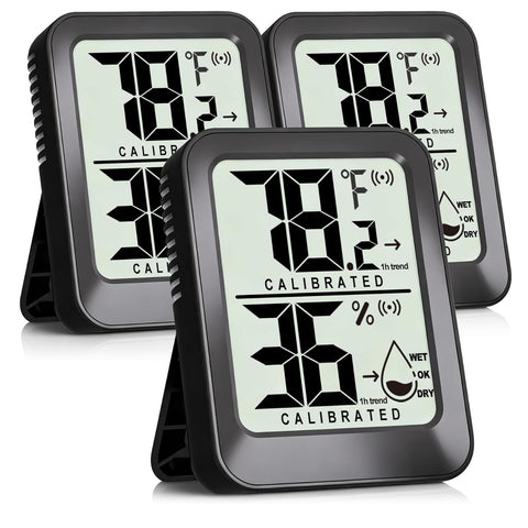 AyayaBoss 3 Pack Room Thermometer Indoor Hygrometer