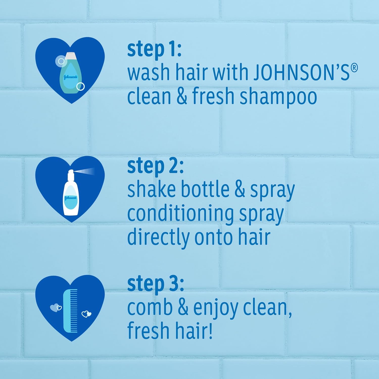 Johnson's Baby Clean & Fresh Children's Shampoo & Body Wash, 13.6 fl oz