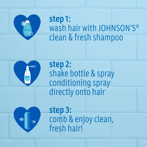 Johnson's Baby Clean & Fresh Children's Shampoo & Body Wash, 13.6 fl oz