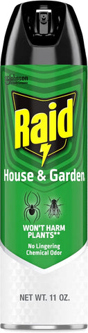 Raid House & Garden Insect Killer Bug Spray, Orange Breeze, 11 oz