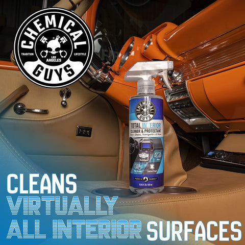 Chemical Guys Total Interior Cleaner and Protectant, Safe for Cars, Trucks, SUVs, Jeeps, Motorcycles, RVs & More, 32 fl oz