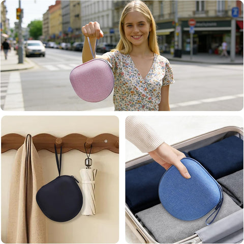 Headphone Headset Case for Folding Headphone, Deep Purple