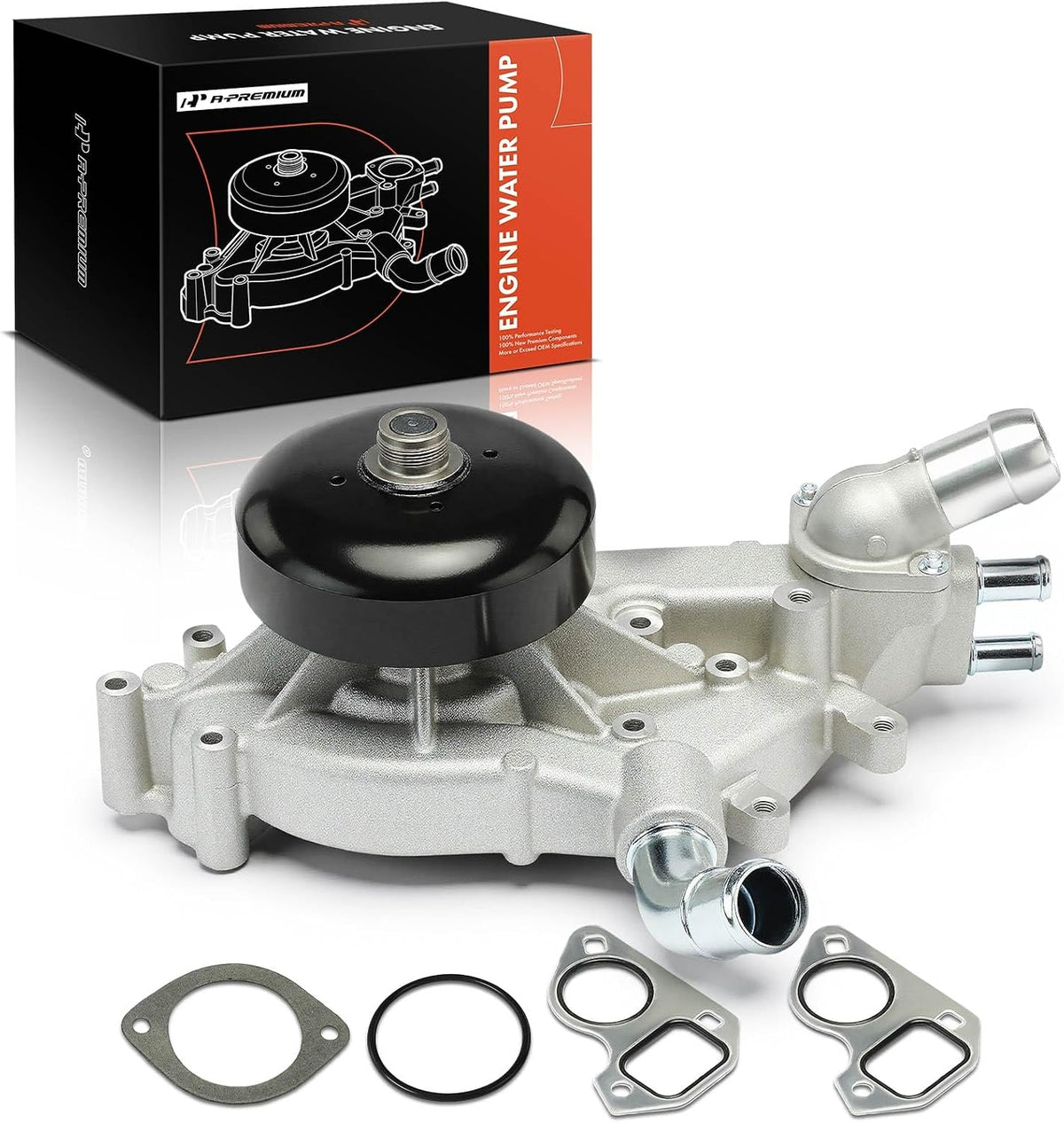 A-Premium Water Pump with Thermostat & Gasket Compatible with GM Vehicles