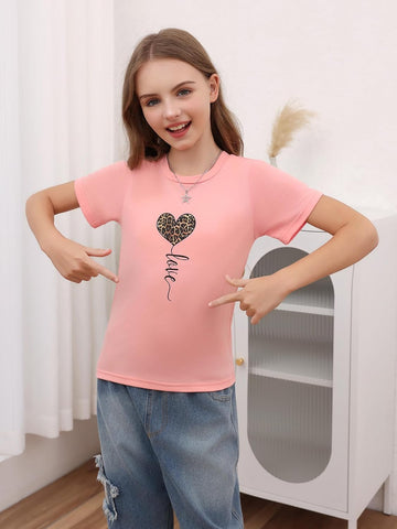SOLY HUX Toddler Girl's Graphic tees Short Sleeve Crew Neck t Shirt Casual Summer tee Tops 4 Piece Set