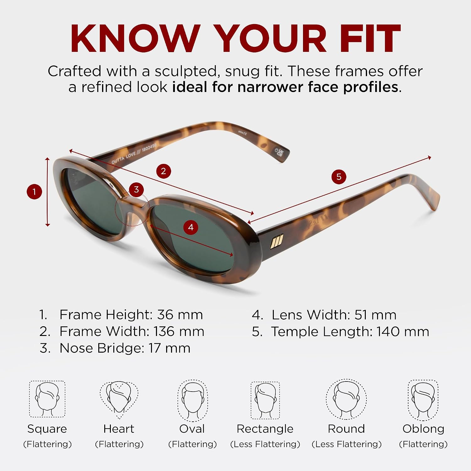 Le Specs. Women's Outta Love Sunglasses