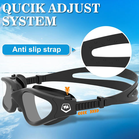 WIN.MAX Swimming Goggles Swim Pool Goggles Anti Fog Anti UV No Leakage Clear Vision for Men Women Adults Teenagers