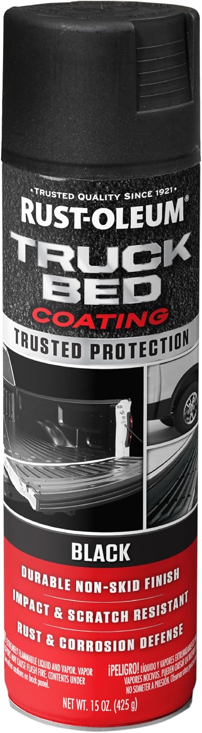 Rust-Oleum Automotive Truck Bed Coating Spray Paint, Clear