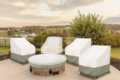 Bitubi Waterproof 2 Pack Patio Adirondack Chair Cover