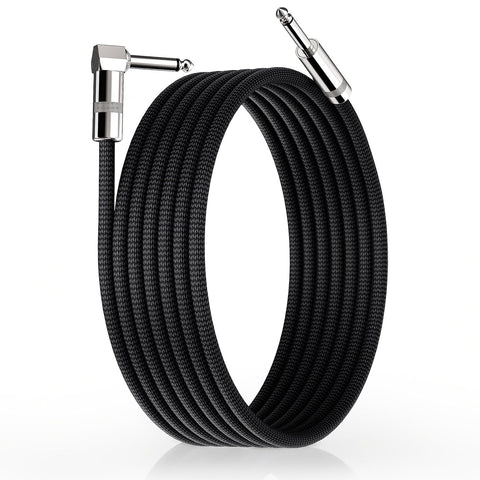 Guitar Cable 10ft, 1-Pack, TS 1/4 Quarter Inch Cords Braided