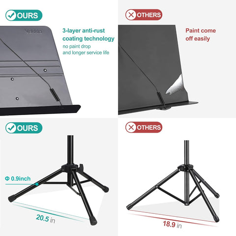 Vekkia Professional Portable Sheet Music Stand