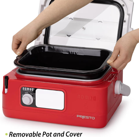 Presto 06011 6-Quart Nomad Traveling Slow Cooker