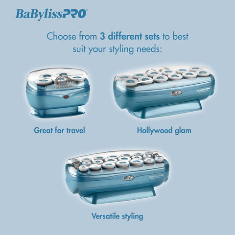 BabylissPRO Nano Titanium Professional Hot Rollers For All Hair Lengths