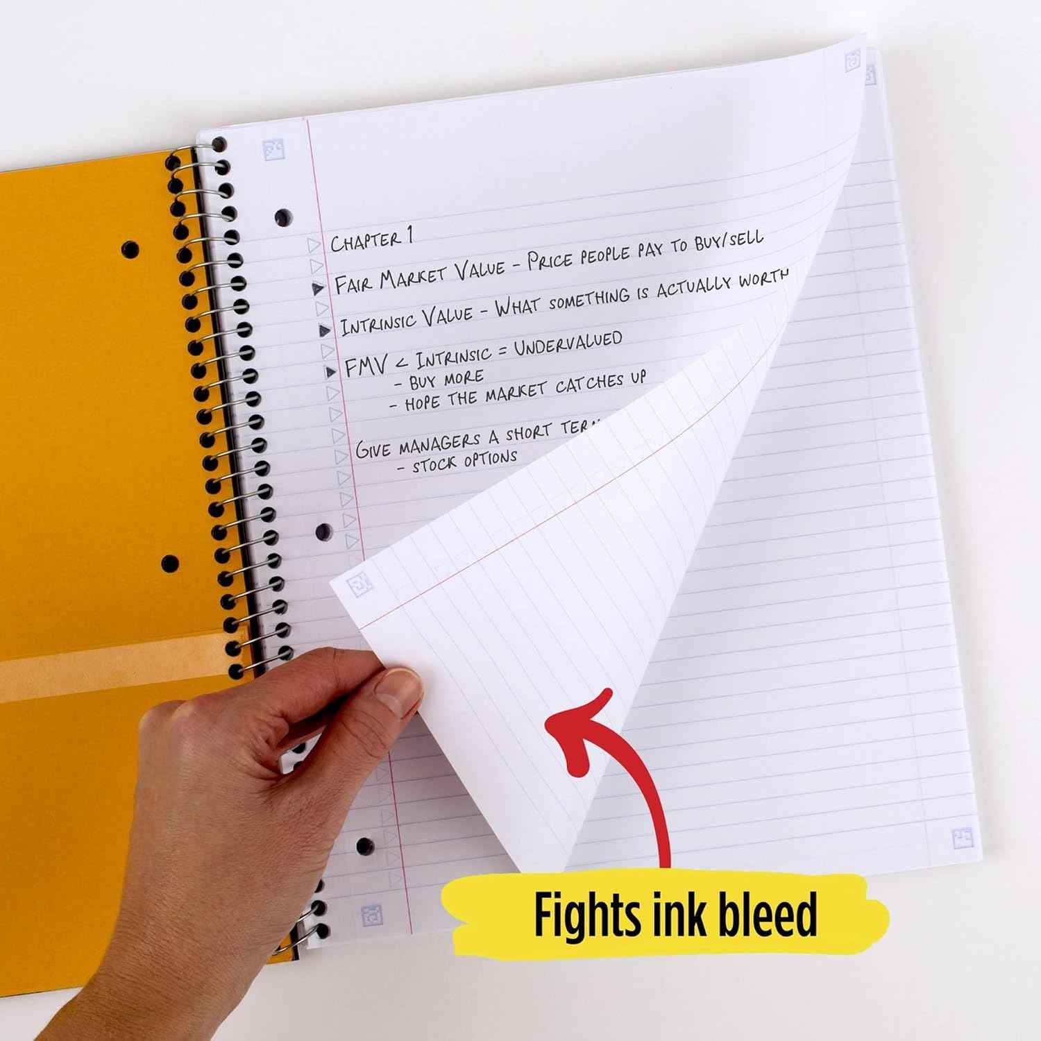 Five Star Spiral Notebook + Study App, 3 Subject, College Ruled Paper, 8-1/2" x 11", 150 Sheets, Fights Ink Bleed, Water Resistant Cover, Amethyst Purple (38746)
