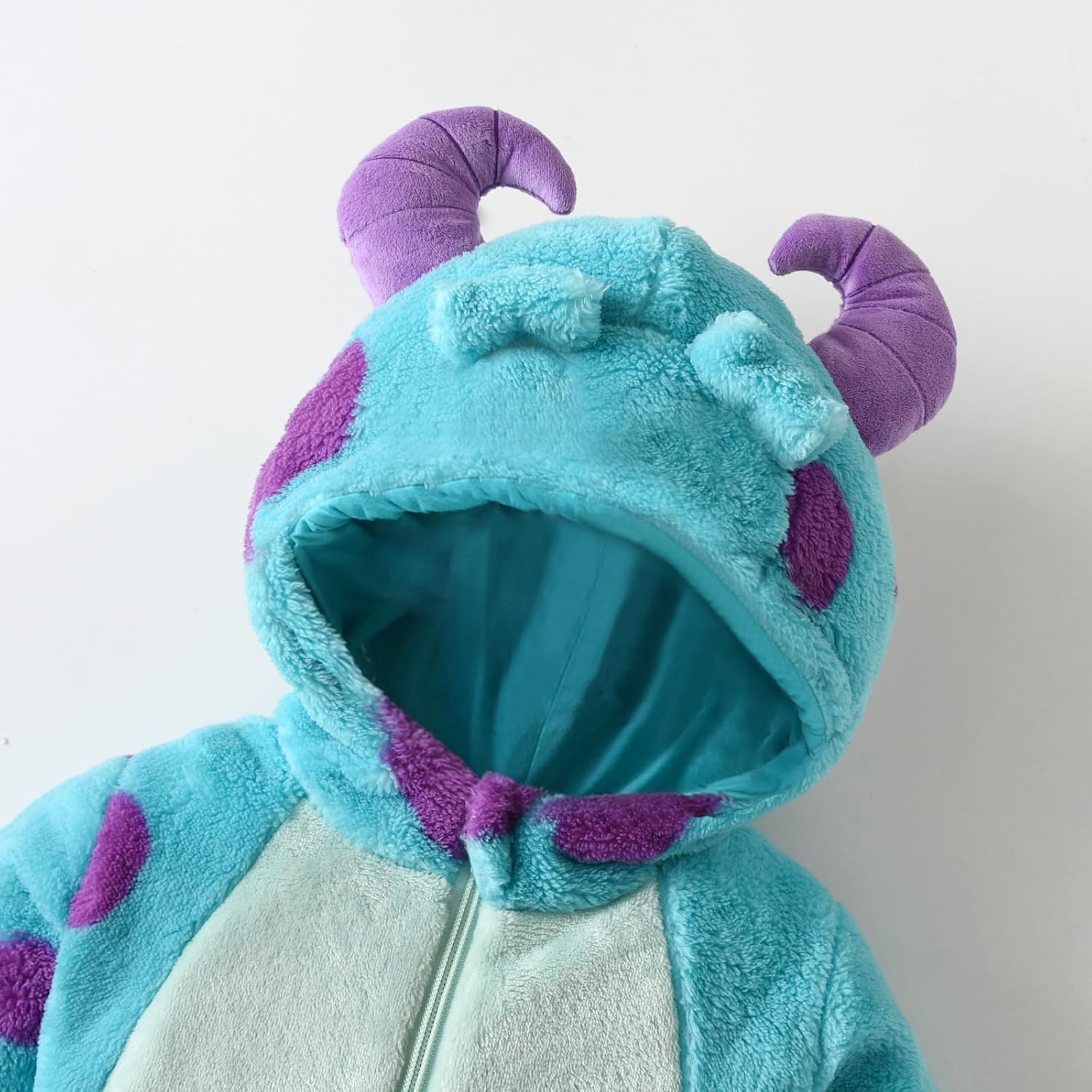 Bonangber Toddler Halloween Costume Unisex Baby Animal Costume Fall Winter Hooded Romper Onesie Funny Cosplay Jumpsuit