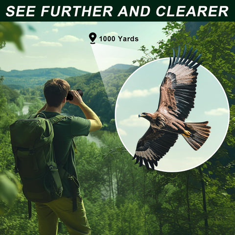 20x70 Binoculars for Adults High Powered - WOZEL HD Bird Binoculars with Clear Low Light Vision - Powerful Binoculars for Bird Watching Hunting Travel Outdoor Hiking