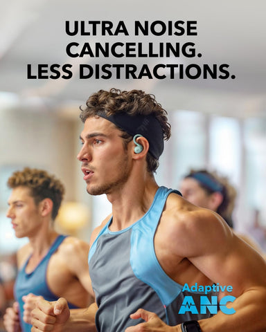 Soundcore Sport X20 by Anker Noise Cancelling Workout Earbuds, Ear Hooks