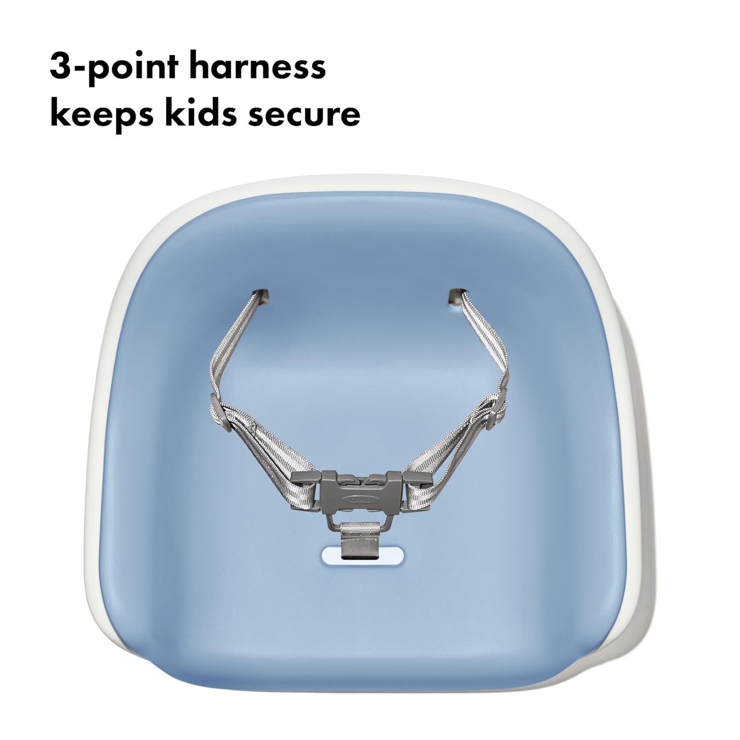 OXO Tot Nest Toddler Booster Seat for Kitchen with Removable Cushion, Dusk