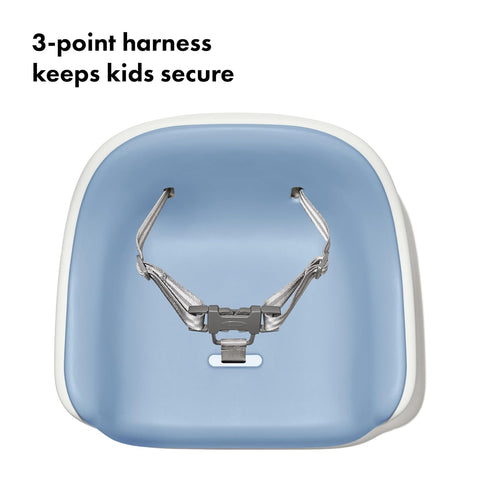 OXO Tot Nest Toddler Booster Seat for Kitchen with Removable Cushion, Dusk