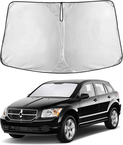 EcoNour Windshield Sunshade Compatible for Dodge Caliber 2007-2011 2012