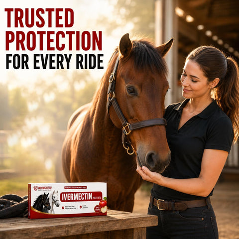 Horse Paste Ivermectin 1.87% | Apple Flavored – 6.08g Syringe for Equine Use Only Up to 1250 LB
