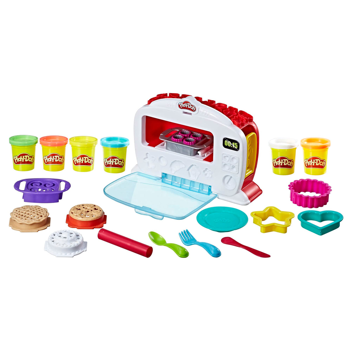 Play-Doh Kitchen Creations Magical Oven Play Food Set for Kids 3 Years and Up with Lights, Sounds, and 6 Colors (Amazon Exclusive)