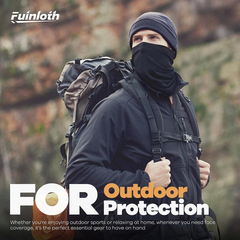 Fuinloth Neck Gaiter, 6 Pack Cooling UV Protection Bandana Face Mask Gator