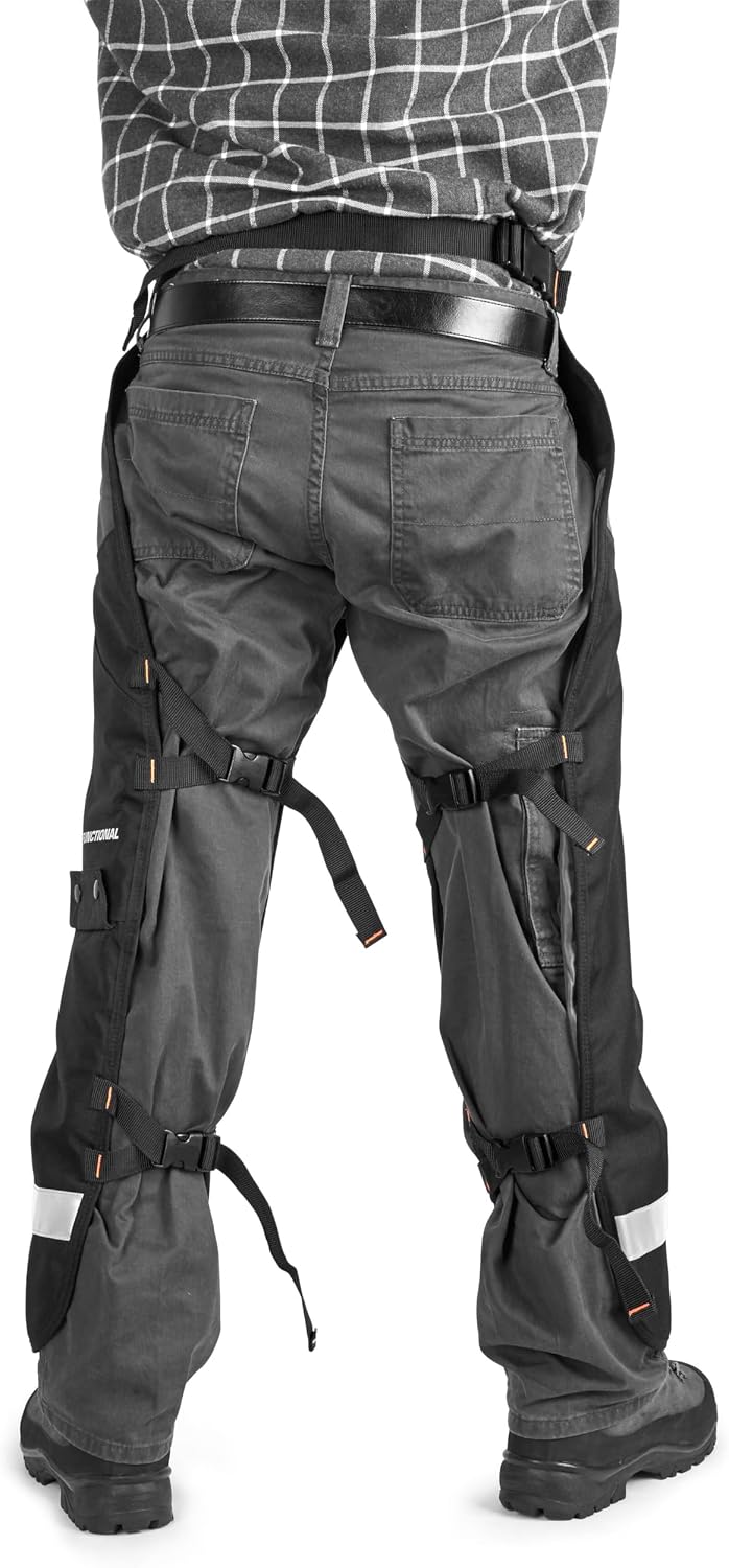 Husqvarna 587160702 Apron Chainsaw Chaps, 38-Inch, Black Apron