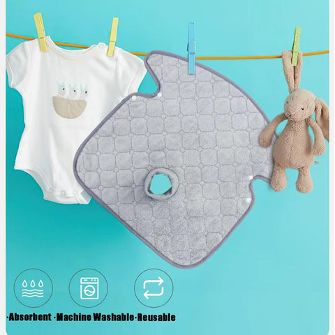 PandaEar 2 Pack Infant Car Seat Protector, Waterproof Piddle Pad for Babies